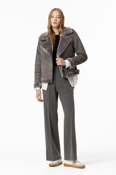 PANTALON SASTRE RECTO GRIS