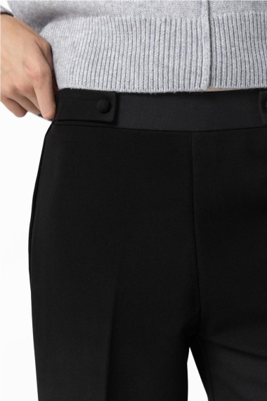 PANTALON SASTRE RECTO NEGRO