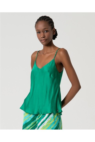 TOP TIRANTE ESCOTE PICO TURQUESA
