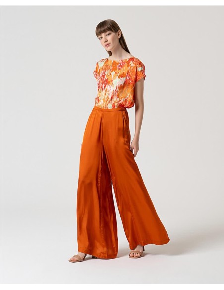 PANTALON PALAZZO TEJA