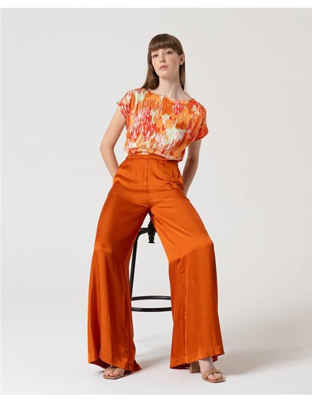 PANTALON PALAZZO TEJA