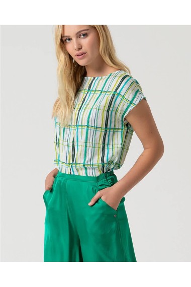 PANTALON PALAZZO TURQUESA