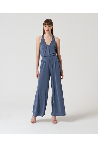 PANTALON MODAL FLUIDO AZUL MARINO