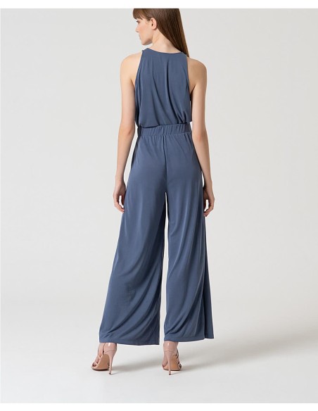 PANTALON MODAL FLUIDO AZUL MARINO