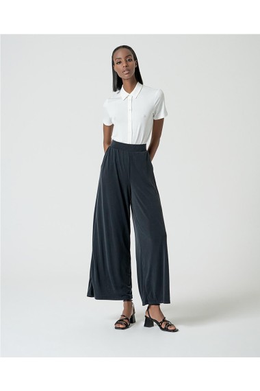 PANTALON MODAL FLUIDO NEGRO