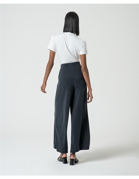 PANTALON MODAL FLUIDO NEGRO