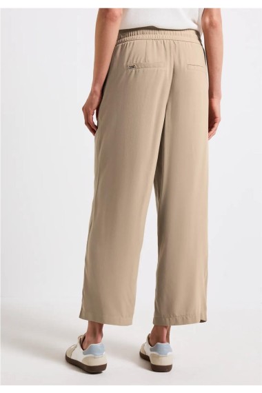 PANTALON VISCOSA CROP BEIGE