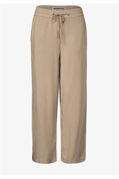 PANTALON VISCOSA CROP BEIGE