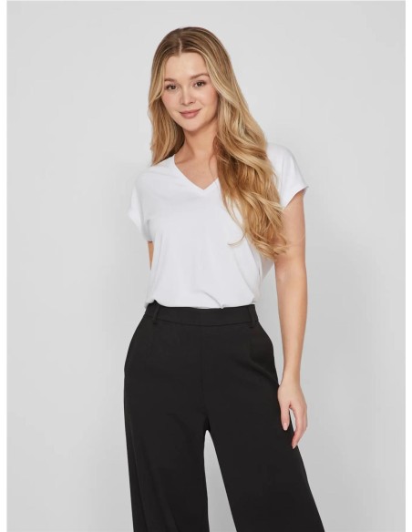 CAMISETA TENCEL BLANCO