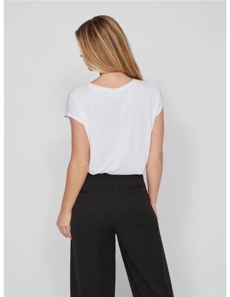 CAMISETA TENCEL BLANCO