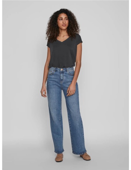 CAMISETA TENCEL NEGRO