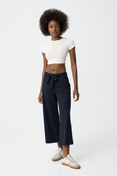 PANTALON PUNTO GOMA AZUL MARINO 2