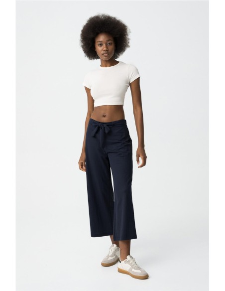 PANTALON PUNTO GOMA AZUL MARINO