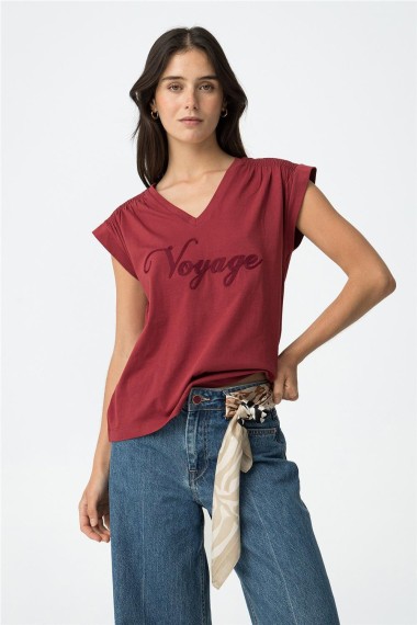 CAMISETA CUELLO PICO