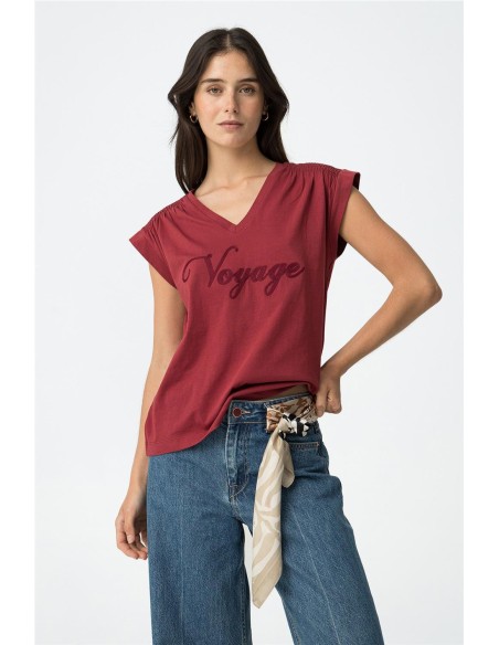 CAMISETA CUELLO PICO