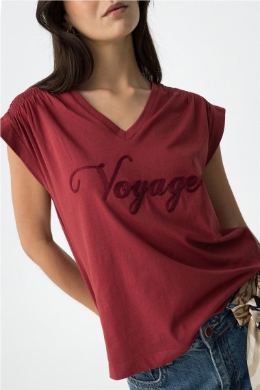 CAMISETA CUELLO PICO