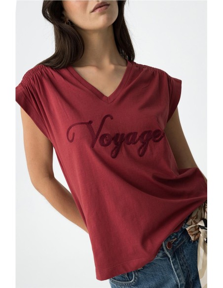 CAMISETA CUELLO PICO