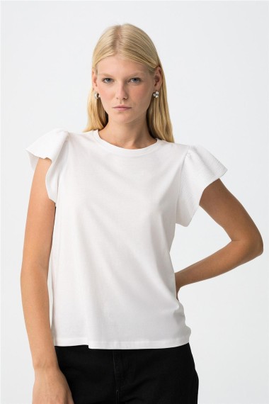 CAMISETA MANGA VOLANTE