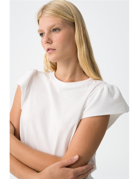 CAMISETA MANGA VOLANTE