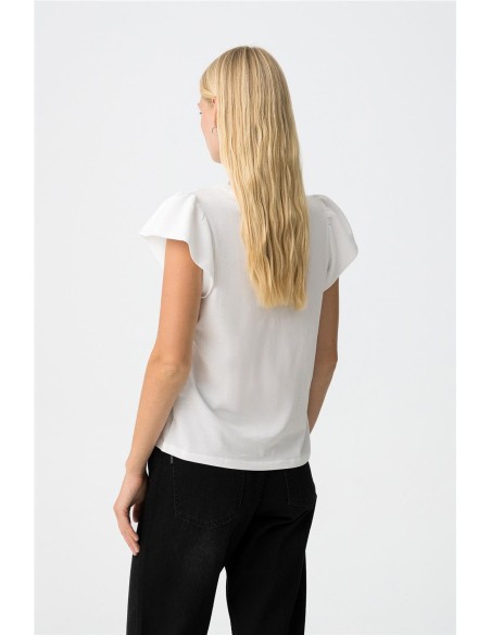 CAMISETA MANGA VOLANTE