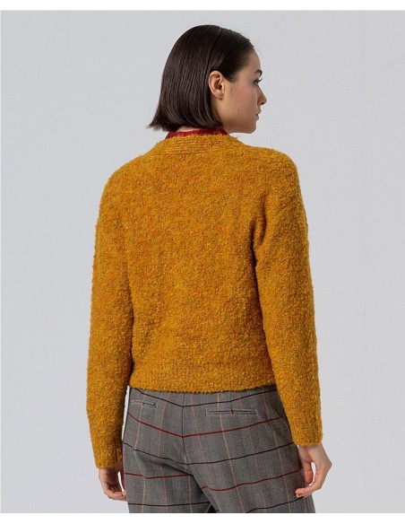 CÁRDIGAN CUELLO PICO