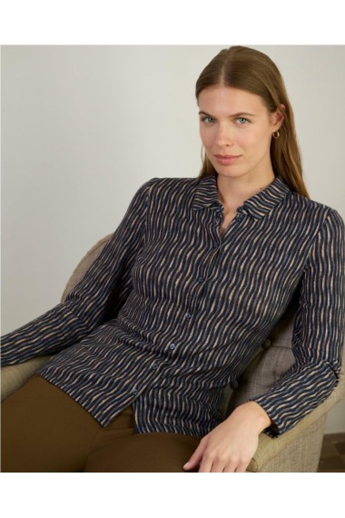 CAMISA PUNTO AZUL MARINO