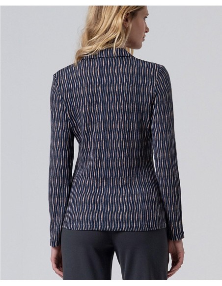 CAMISA PUNTO AZUL MARINO