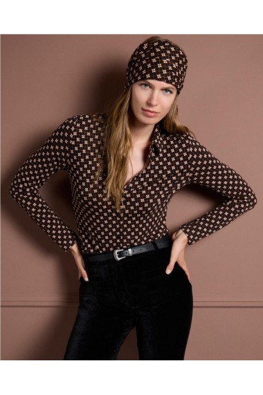 CAMISA PUNTO VISCOSA NEGRO
