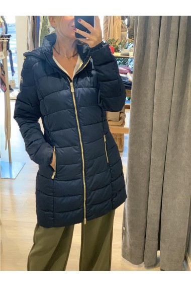 PARKA LARGA ACOLCHADA AZUL MARINO PARKA LARGA ACOLCHADA AZUL MARINO