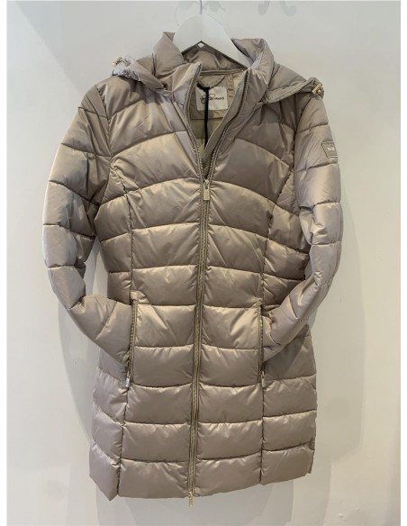 PARKA LARGA ACOLCHADA BEIGE