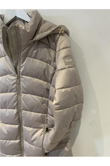PARKA LARGA ACOLCHADA BEIGE PARKA LARGA ACOLCHADA BEIGE