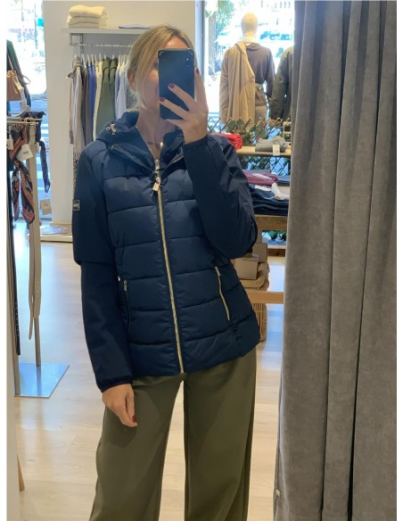 PARJA CORTA ACOLCHADA AZUL MARINO