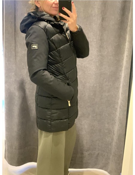 PARKA LARGA NEGRO