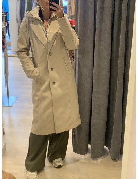 ABRIGO DESMONTABLE BEIGE