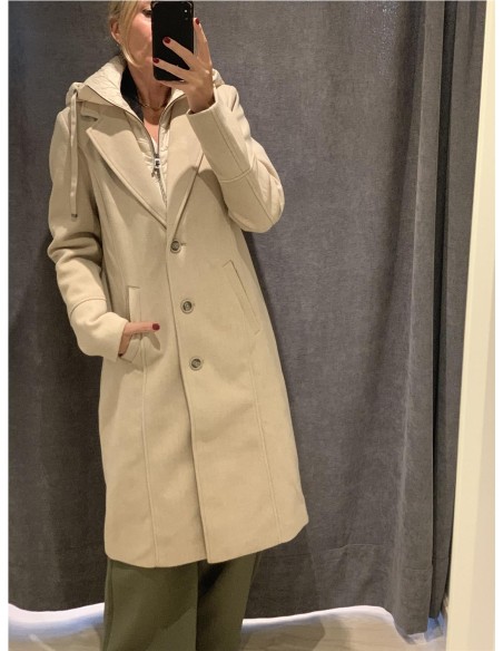 ABRIGO DESMONTABLE BEIGE