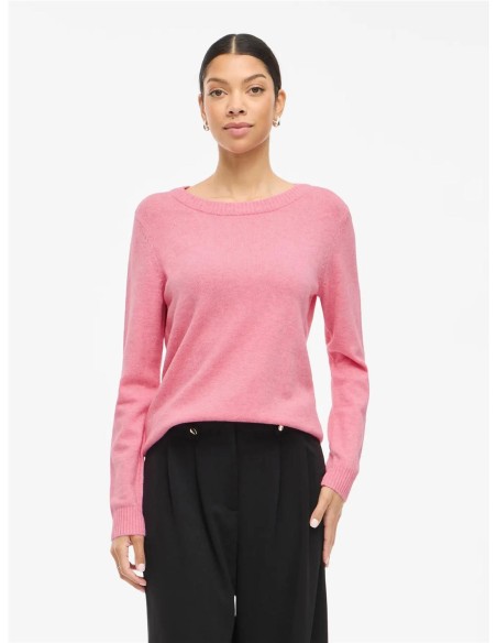 JERSEY CUELLO REDONDO ROSA