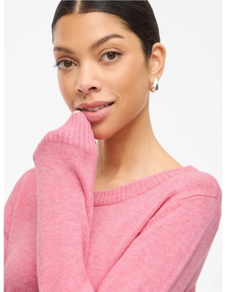 JERSEY CUELLO REDONDO ROSA
