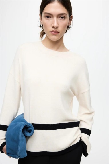 VIRIL OVERSIZE RAYAS CRUDO