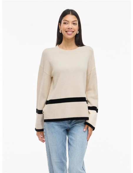 VIRIL OVERSIZE RAYAS CRUDO