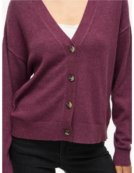 CARDI BOTONES BURGUNDY