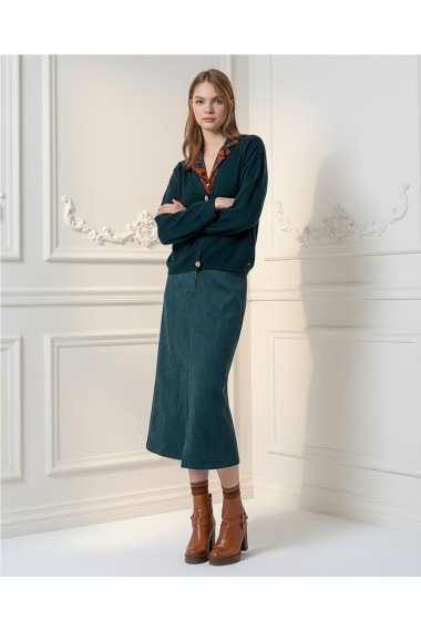 CARDIGAN TRICOT VERDE