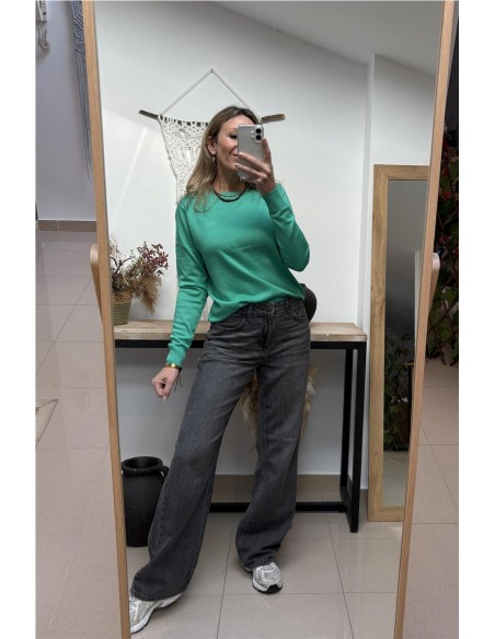 JERSEY FINO FLUOR VERDE