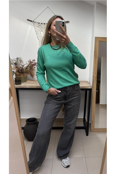 JERSEY FINO FLUOR VERDE