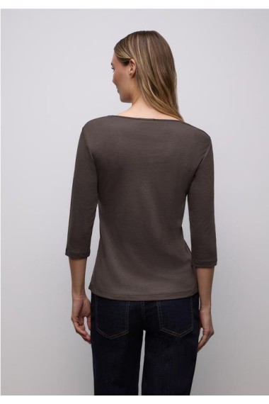 CAMISETA MANGA 3/4 MARRON