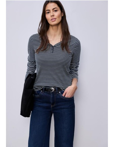 CAMISETA CANALÉ NAVY AZUL MARINO