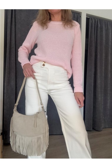 DENIM WIDE BLANCO BLANCO