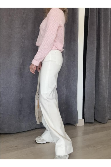 DENIM WIDE BLANCO BLANCO