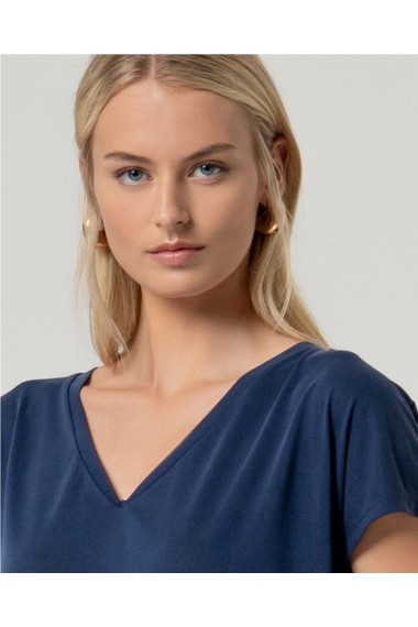 CAMISETA MODAL AZUL MARINO