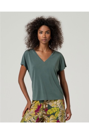 CAMISETA MODAL CAQUI