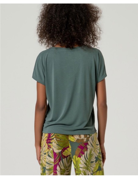 CAMISETA MODAL CAQUI